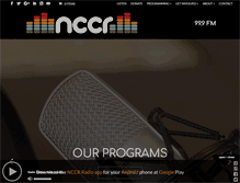 Tablet Screenshot of nococommunityradio.org